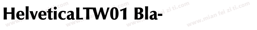 HelveticaLTW01 Bla字体转换
